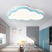 Lampe de chambre à coucher lampe de salon nordique atmosphère moderne minimaliste éclairage de la chambre chambre d'enfant nuage plafonnier LED créativité