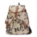 Sac à Dos Femme Vintage Toile Fleurs Fleuri Boheme Ethnique Sac d'École College Fille Ado Loisir Etanche A La Mode Chic Voyage Randonnée Fourniture Scolaire（papillon）